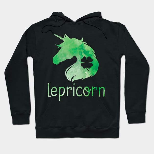 Lepricorn Unicorn Leprechaun St. Patrick's Day T-Shirt Hoodie by ADKApparel